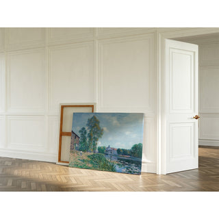 Reproduction Le Loing à Moret, en Été - Alfred Sisley