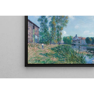 Reproduction Le Loing à Moret, en Été - Alfred Sisley