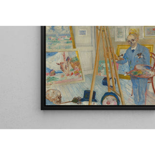 Reproduction Le Peintre de squelettes - James Ensor