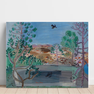 Reproduction Le Réservoir à Golfe-Juan, à l'Oiseau - Raoul Dufy