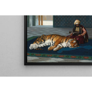 Reproduction Le Tigre et le Gardien - Jean-Léon Gérôme