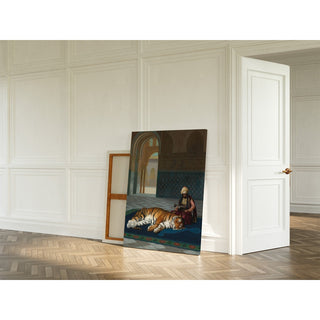 Reproduction Le Tigre et le Gardien - Jean-Léon Gérôme