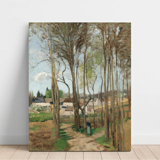 Reproduction Le Village à Travers les Arbres - Camille Pissarro