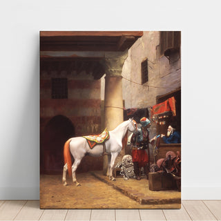 Reproduction Le bazar de la selle, Le Caire - Jean-Léon Gérôme