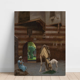 Reproduction Le chamelier - Jean-Léon Gérôme