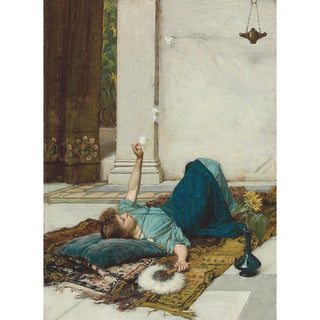Reproduction Le doux farniente - John William Waterhouse