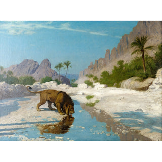 Reproduction Le golfe d'Aqaba - Jean-Léon Gérôme