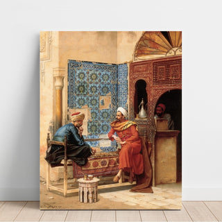 Reproduction Le jeu d'échecs - Ludwig Deutsch