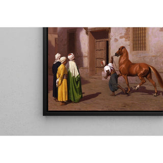 Reproduction Le marché aux chevaux - Jean-Léon Gérôme