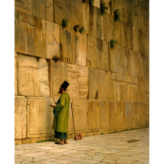 Reproduction Le mur des lamentations - Jean-Léon Gérôme