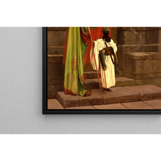 Reproduction Le porteur debout, déployant le drapeau sacré - Jean-Léon Gérôme