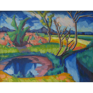 Reproduction Maastik - Konrad Mägi