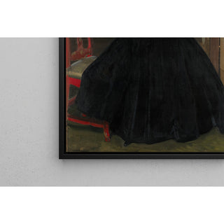 Reproduction Madame Sorolla Clotilde García del Castillo, 1865-1929 en noir - Joaquín Sorolla