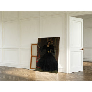 Reproduction Madame Sorolla Clotilde García del Castillo, 1865-1929 en noir - Joaquín Sorolla