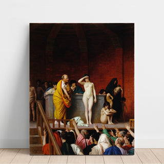 Reproduction Marché aux esclaves dans la Rome antique - Jean-Léon Gérôme