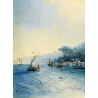 Reproduction Navires sur le Bosphore, Constantinople - Ivan Konstantinovich Aivazovsky