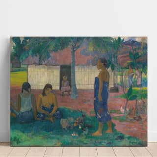 Reproduction No te aha oe riri Pourquoi es-tu en colère - Paul Gauguin