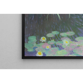 Reproduction Nymphéas avec reflets de hautes herbes - Claude Monet