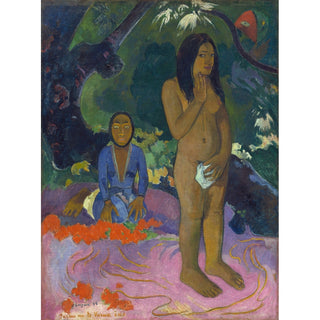 Reproduction Parau na te Varua ino Words of the Devil - Paul Gauguin