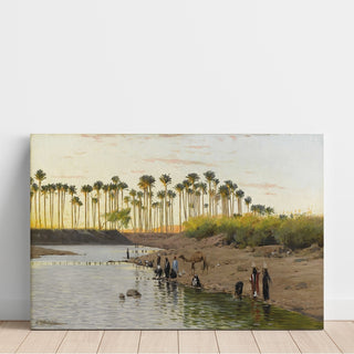 Reproduction Paysage Egyptien - Wilhelm Kuhnert