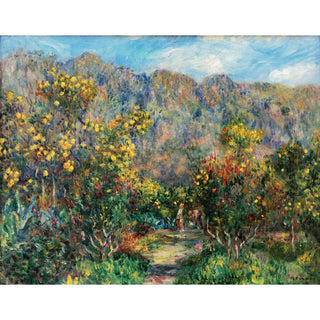 Reproduction Paysage aux mimosas - Pierre-Auguste Renoir