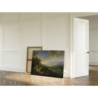 Reproduction Paysage avec rivière - Christian Georg Schütz the elder