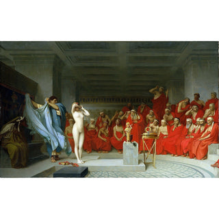 Reproduction Phryné révélée devant l'aréopage - Jean Léon Gérôme