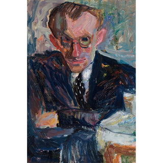 Reproduction Portrait d'un homme aux lunettes - Sasza Blonder