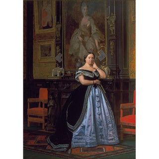 Reproduction Portrait de Charlotte de Rothschild - Jean-Léon Gérôme