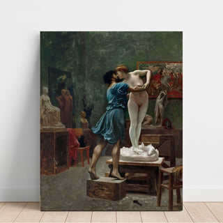 Reproduction Pygmalion et Galatée, Esquisse à l'Huile - Jean-Léon Gérôme