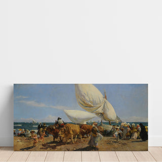 Reproduction Retour de la pêche - Joaquín Sorolla