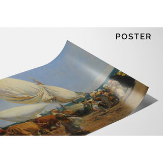 Reproduction Retour de la pêche - Joaquín Sorolla