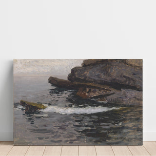 Reproduction Rivage rocheux à Capo Lungo - Alfred Zoff