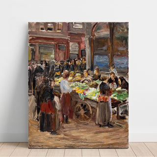Reproduction Rue juive à Amsterdam - Max Liebermann