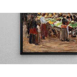 Reproduction Rue juive à Amsterdam - Max Liebermann