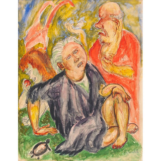 Reproduction Samtal - Nils Dardel