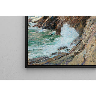 Reproduction Scène sur la côte de Nervi - Alfred Zoff