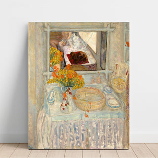 Reproduction Table de toilette et miroir - Pierre Bonnard