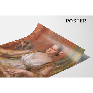 Reproduction Tilla Durieux Ottilie Godeffroy, 1880-1971 - Pierre-Auguste Renoir