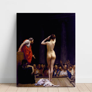 Reproduction Un marché aux esclaves romain - Jean-Léon Gérôme