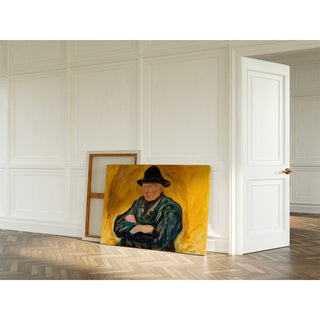 Reproduction Un vieil homme - Edvard Munch