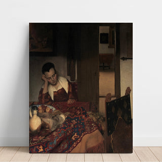 Reproduction Une servante endormie - Johannes Vermeer
