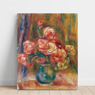 Reproduction Vase de roses - Pierre-Auguste Renoir