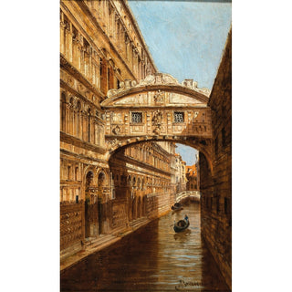Reproduction Venise, le pont des Soupirs - Antonietta Brandeis