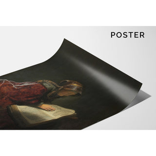 Reproduction Vieille femme lisant - Rembrandt van Rijn