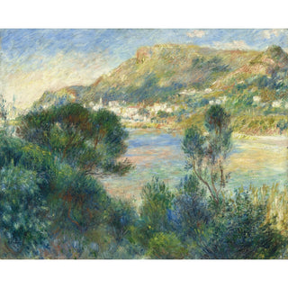 Reproduction Vue de Monte Carlo depuis le Cap Martin - Pierre-Auguste Renoir