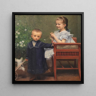 Resi et Hans Matsch, les enfants de l'artiste - Franz von Matsch