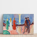 Maalauksen jäljennös Reunion rannalla - Edvard Munch