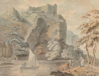 Château de Carrig Cennen, Carmarthenshire - Révérend John Gardnor — näkymä teoksesta