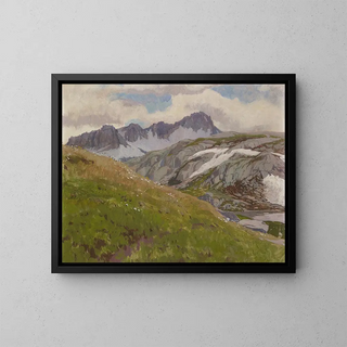 Alpe - Regnault Sarasin — kehystetty taideteos seinällä
